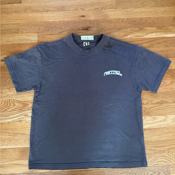 Astro Men's Dark Gray Short Sleeve Vintage Tee - Picture 1 of 4